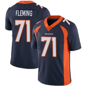 ＃71 Men's Cam Fleming Navy Limited Denver Broncos Vapor Untouchable Jersey