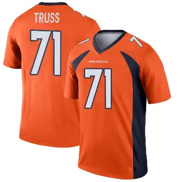 ＃71 Men's Xavier Truss Orange Legend Denver Broncos Jersey