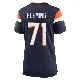＃71 Women's Cam Fleming Navy Game Denver Broncos Alternate Jersey