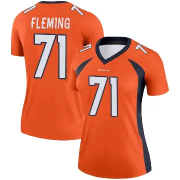 ＃71 Women's Cam Fleming Orange Legend Denver Broncos Jersey