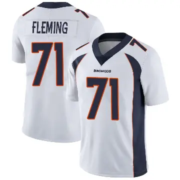＃71 Youth Cam Fleming White Limited Denver Broncos Vapor Untouchable Jersey
