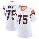＃75 Youth Quinn Bailey White Game Denver Broncos 2nd Jersey