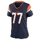＃77 Women's Karl Mecklenburg Navy Game Denver Broncos Alternate Jersey