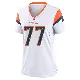＃77 Women's Quinn Meinerz White Game Denver Broncos 2nd Jersey