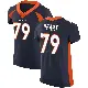 ＃79 Men's Matt Peart Navy Elite Denver Broncos Alternate Vapor Untouchable Jersey