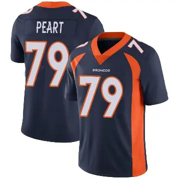 ＃79 Men's Matt Peart Navy Limited Denver Broncos Vapor Untouchable Jersey