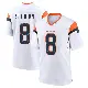 ＃8 Men's Jarrett Stidham White Game Denver Broncos 2nd Jersey
