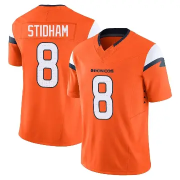 ＃8 Youth Jarrett Stidham Orange Limited Denver Broncos Vapor F.U.S.E. 2nd Jersey