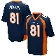 ＃81 Men's Jerjuan Newton Navy Blue Game Denver Broncos Alternate Jersey