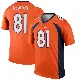 ＃81 Youth Jerjuan Newton Orange Legend Denver Broncos Jersey