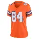 ＃84 Women's Caleb Lohner Orange Game Denver Broncos Alternate Mile High Collection 1977 Throwback Jersey
