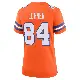 ＃84 Women's Caleb Lohner Orange Game Denver Broncos Alternate Mile High Collection 1977 Throwback Jersey