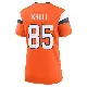 ＃85 Women's Lucas Krull Orange Game Denver Broncos Jersey