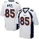 ＃85 Youth Lucas Krull White Game Denver Broncos Jersey