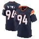 ＃94 Men's Aaron Patrick Navy Game Denver Broncos Alternate Jersey