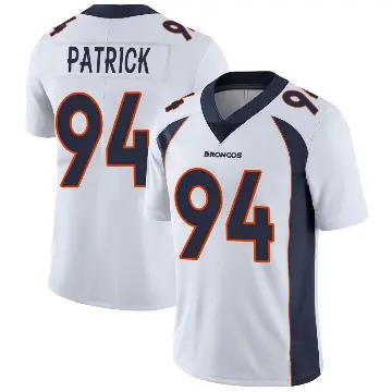 ＃94 Youth Aaron Patrick White Limited Denver Broncos Vapor Untouchable Jersey