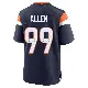 ＃99 Men's Zach Allen Navy Game Denver Broncos Alternate Jersey