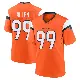 ＃99 Youth Zach Allen Orange Game Denver Broncos Jersey