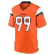 ＃99 Youth Zach Allen Orange Game Denver Broncos Jersey